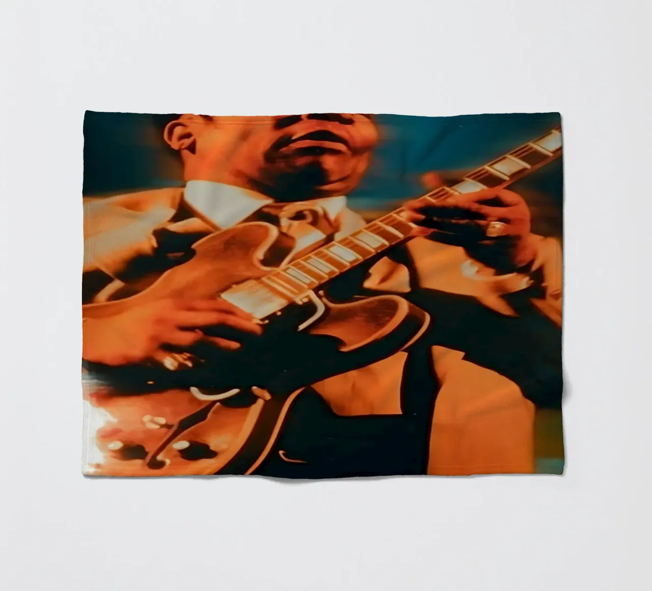 B.B. King coperta in pile da Low poly art