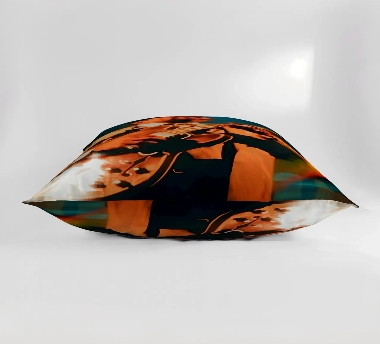 B.B. King cuscino da Low poly art