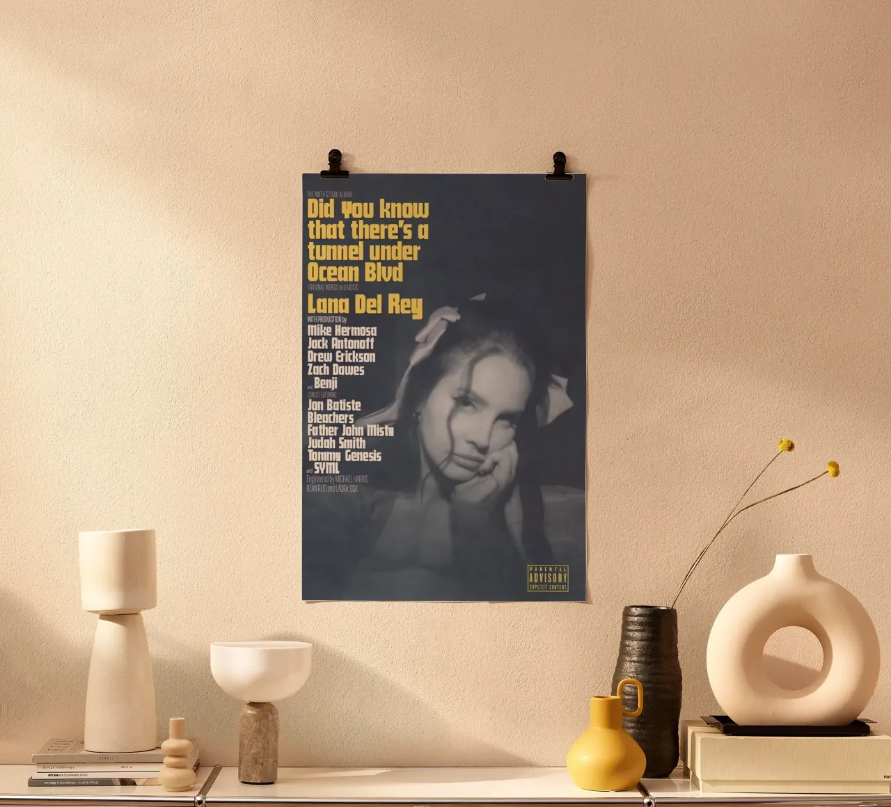 Did You Know That There’s a Tunnel Under Ocean Blvd poster da Attaboy Dsgn