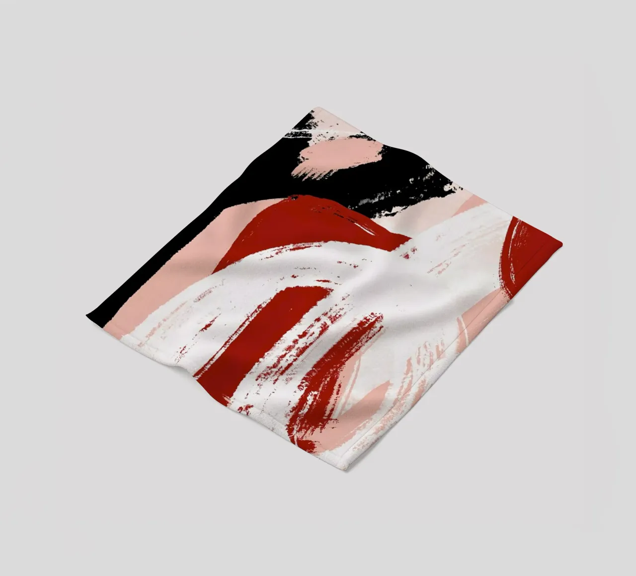 Kabuki fleece blanket by Jilli Darling Art