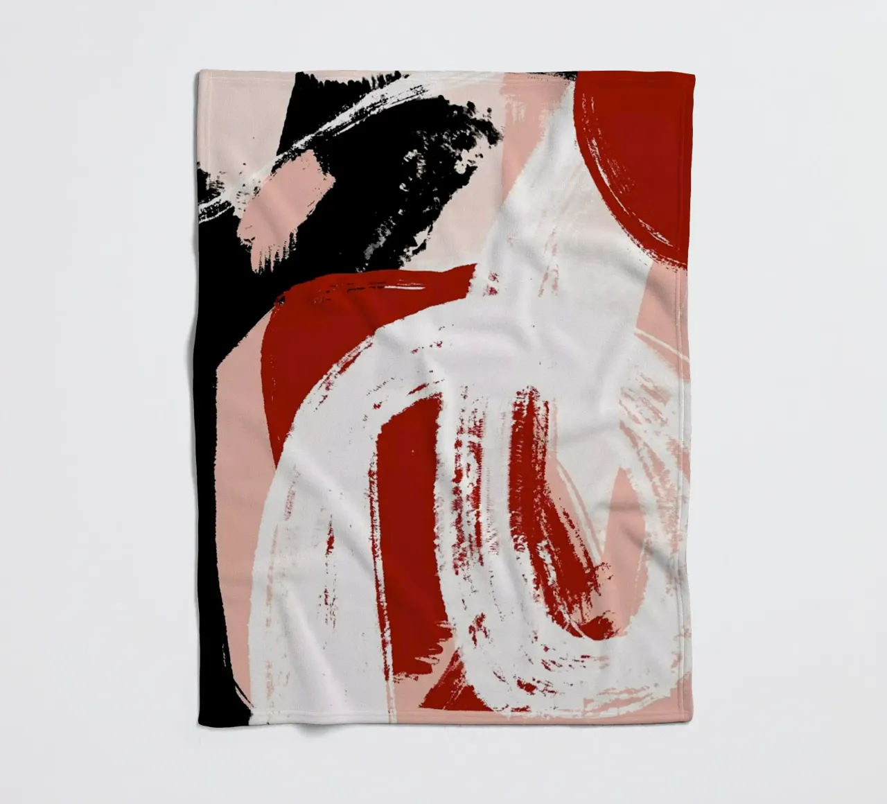 Kabuki fleece blanket by Jilli Darling Art