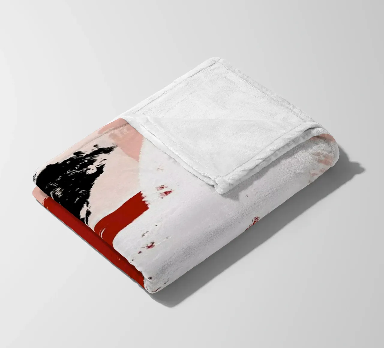 Kabuki fleece blanket by Jilli Darling Art