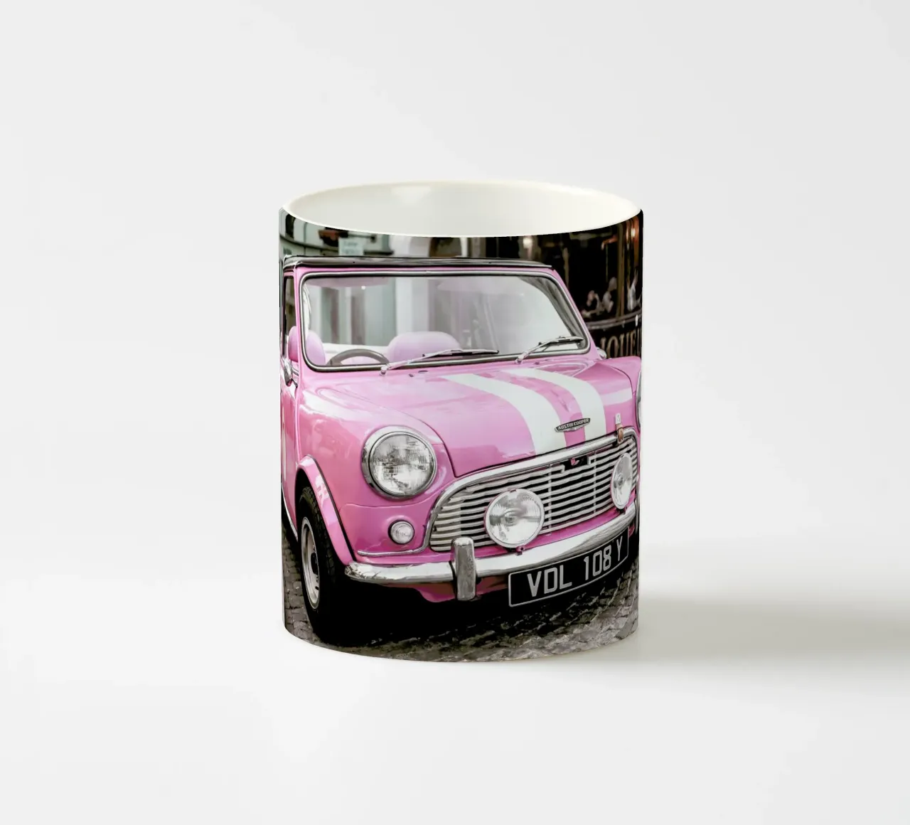 Pink Austin Cooper tazza in ceramica da Magdalena Martin Photography