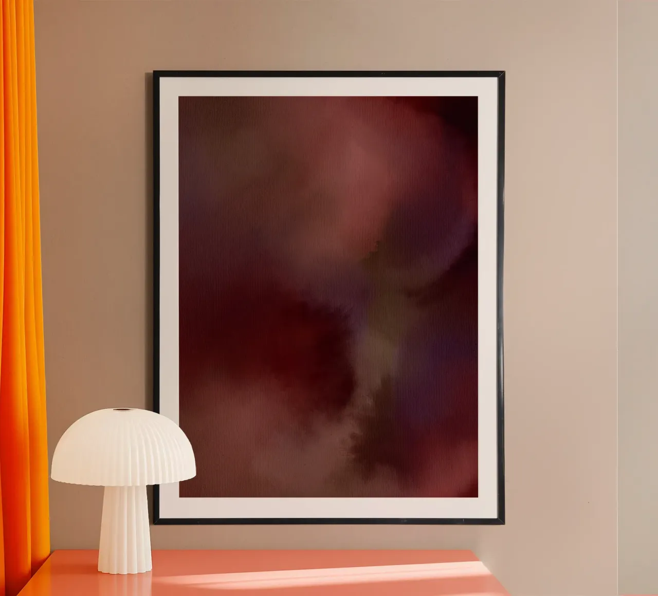 Wet Canvas 5 poster by Shatha Al Dafai