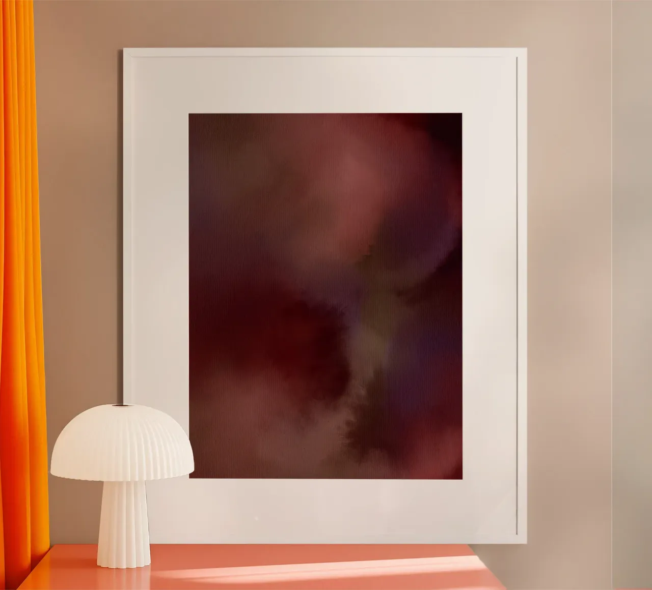 Wet Canvas 5 poster by Shatha Al Dafai