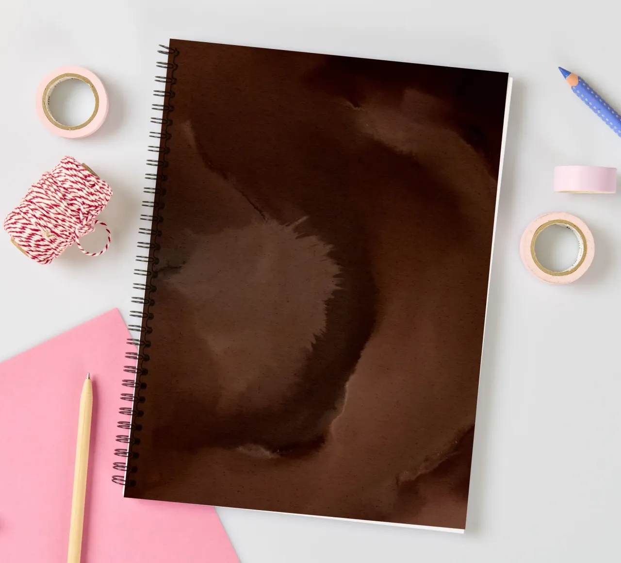 Wet Canvas 6 spiral notebook by Shatha Al Dafai