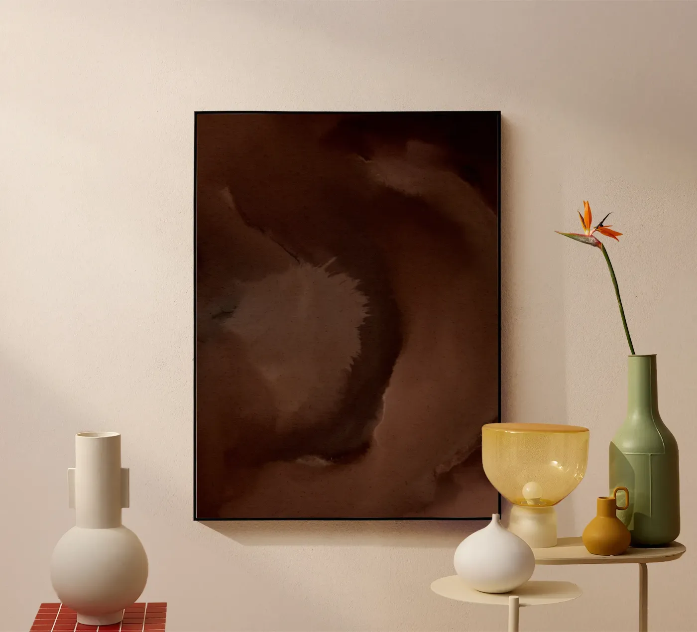 Wet Canvas 6 plexiglass da Shatha Al Dafai