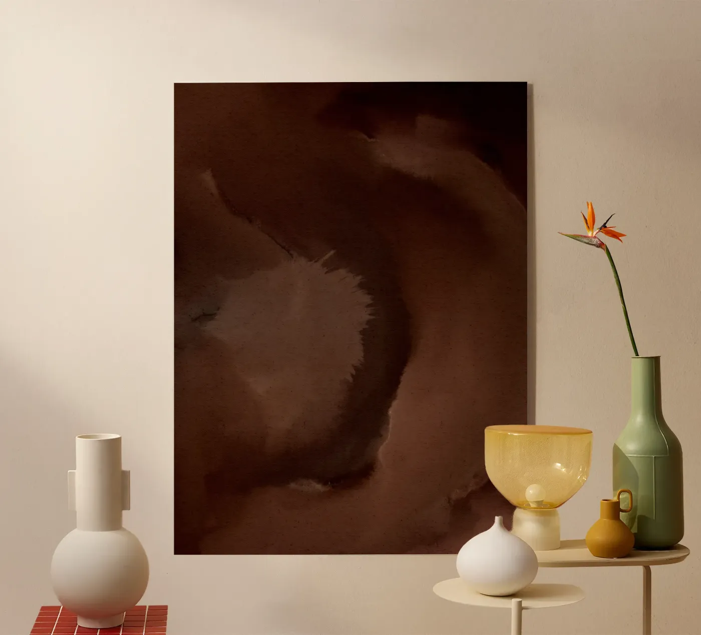 Wet Canvas 6 plexiglass da Shatha Al Dafai