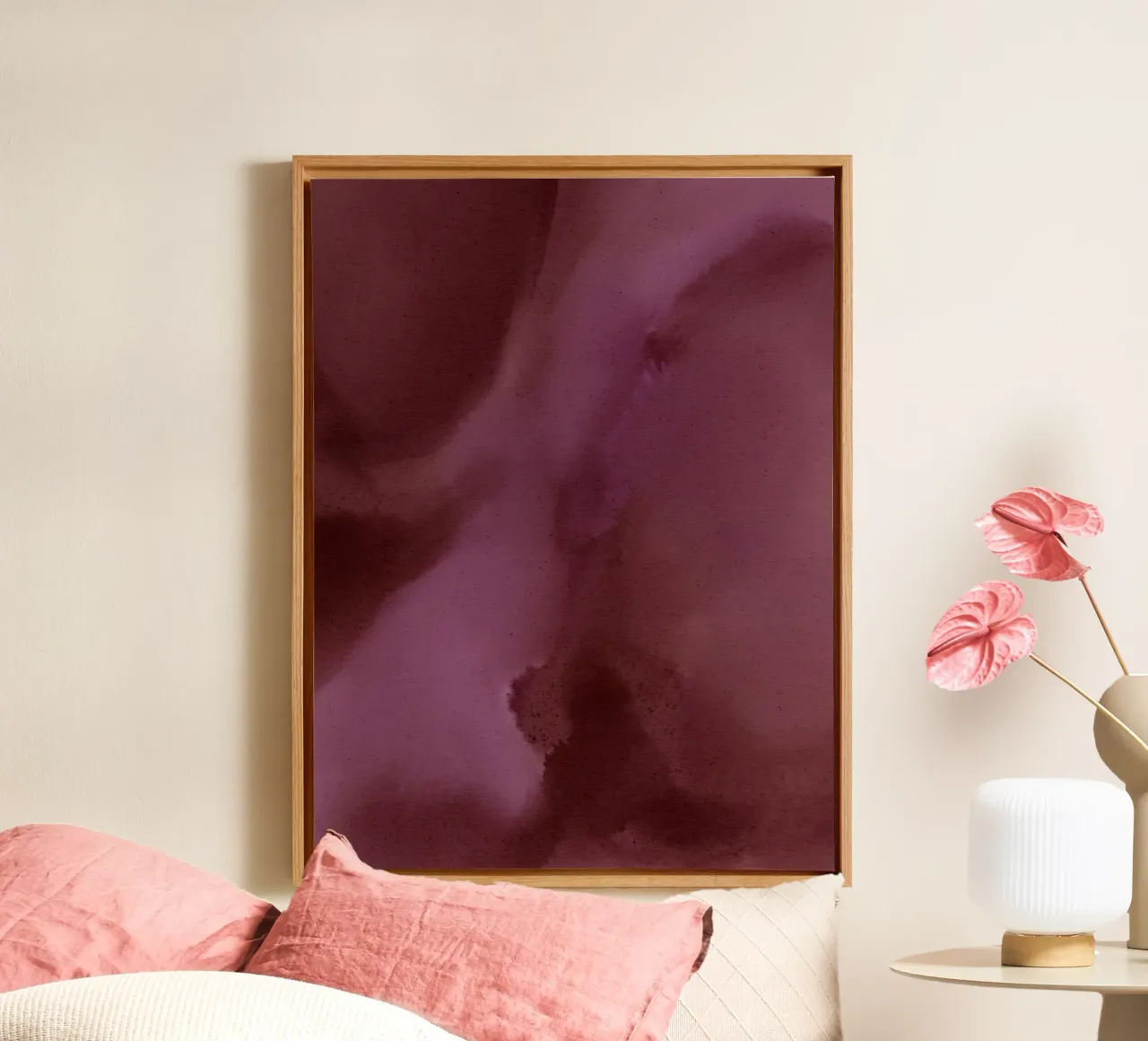 Wet Canvas 7 canvas met Baklijst van Shatha Al Dafai