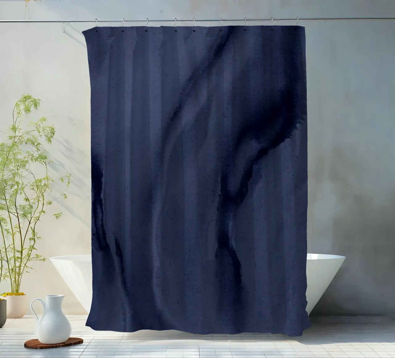 Wet Canvas 11 tenda da doccia da Shatha Al Dafai