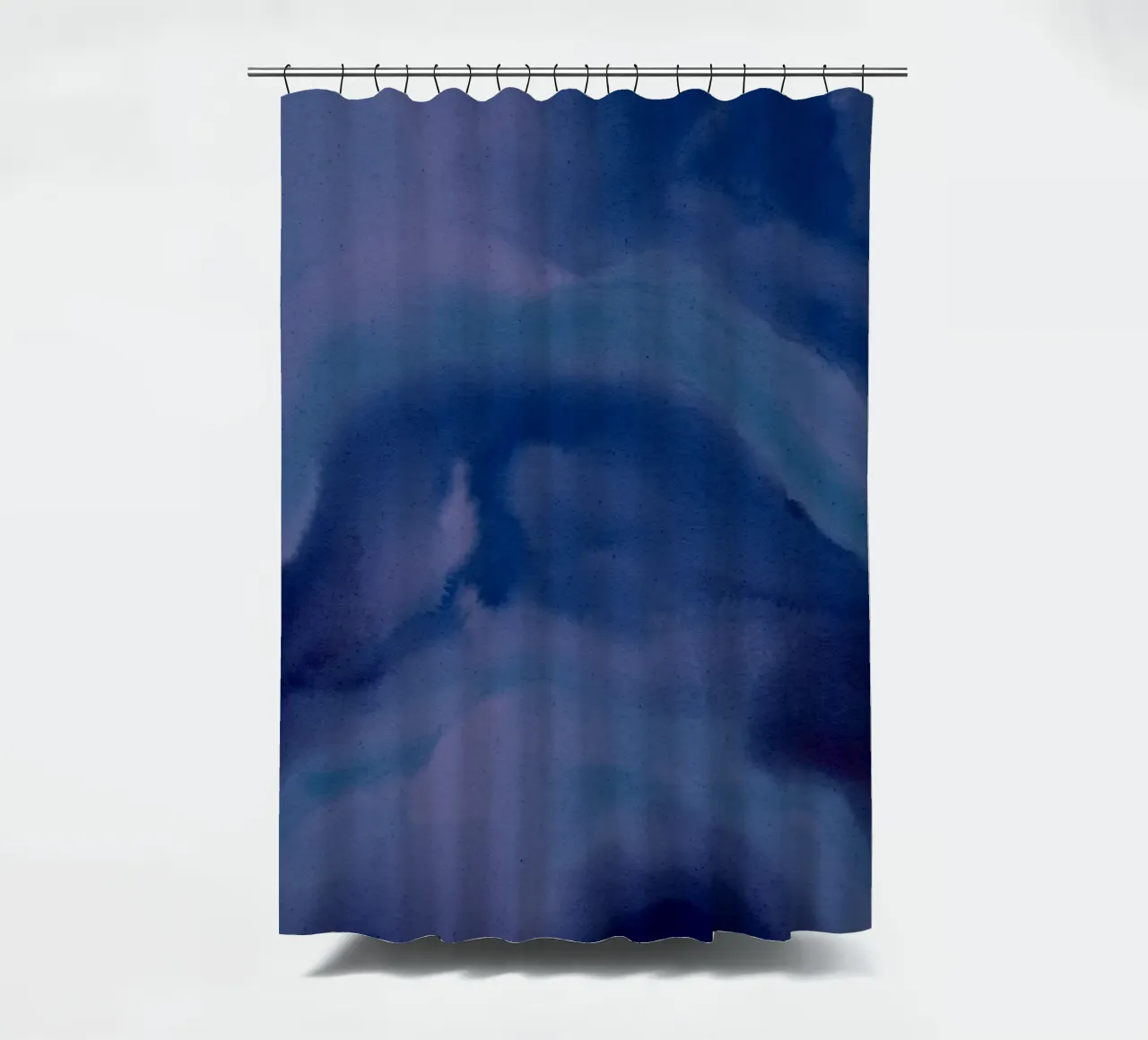 Wet Canvas 12 shower curtain by Shatha Al Dafai