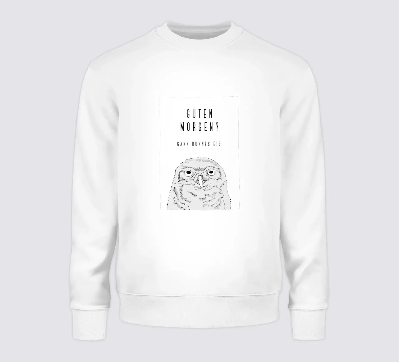 Guten Morgen - Grumpy owl felpa da BAINAI
