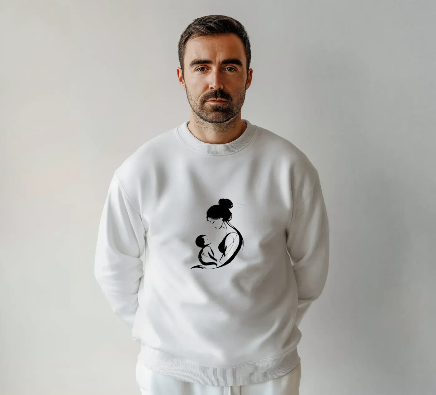 Madre e figlio felpa da Digital Naive