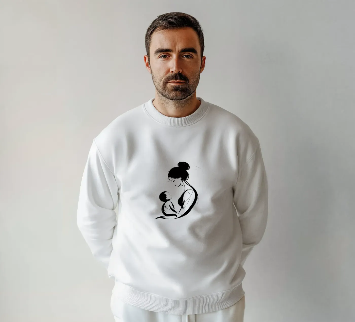 Madre e figlio felpa da Digital Naive