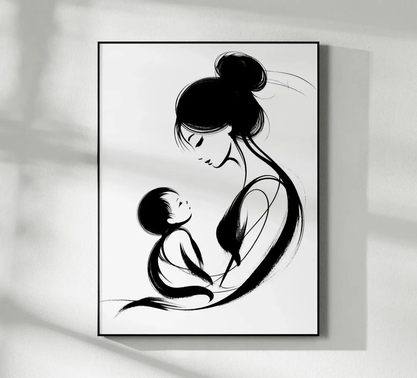 Mother and child plexiglass da Digital Naive