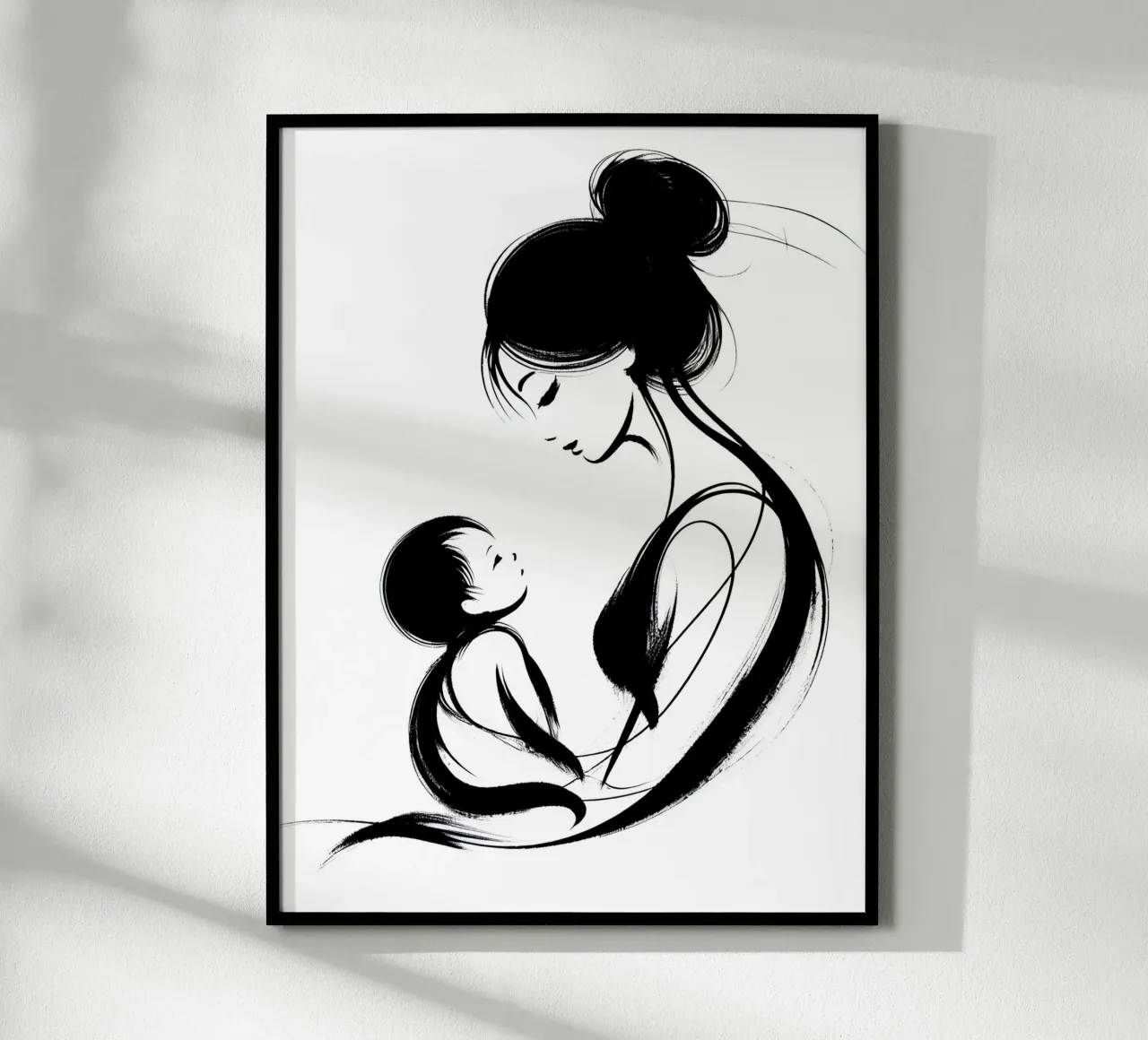 Mother and child hahnemühle by Digital Naive