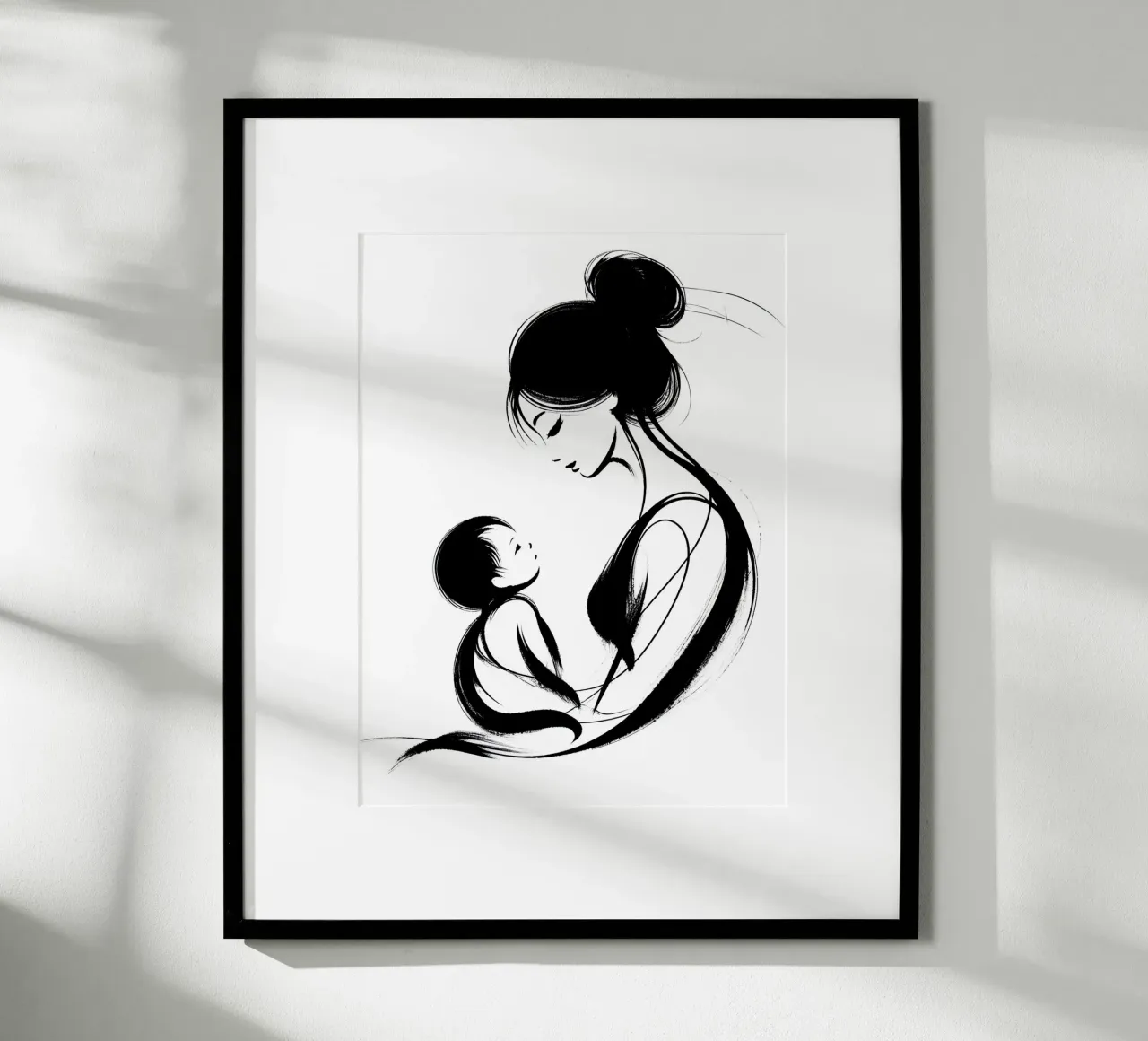 Madre e figlio poster da Digital Naive