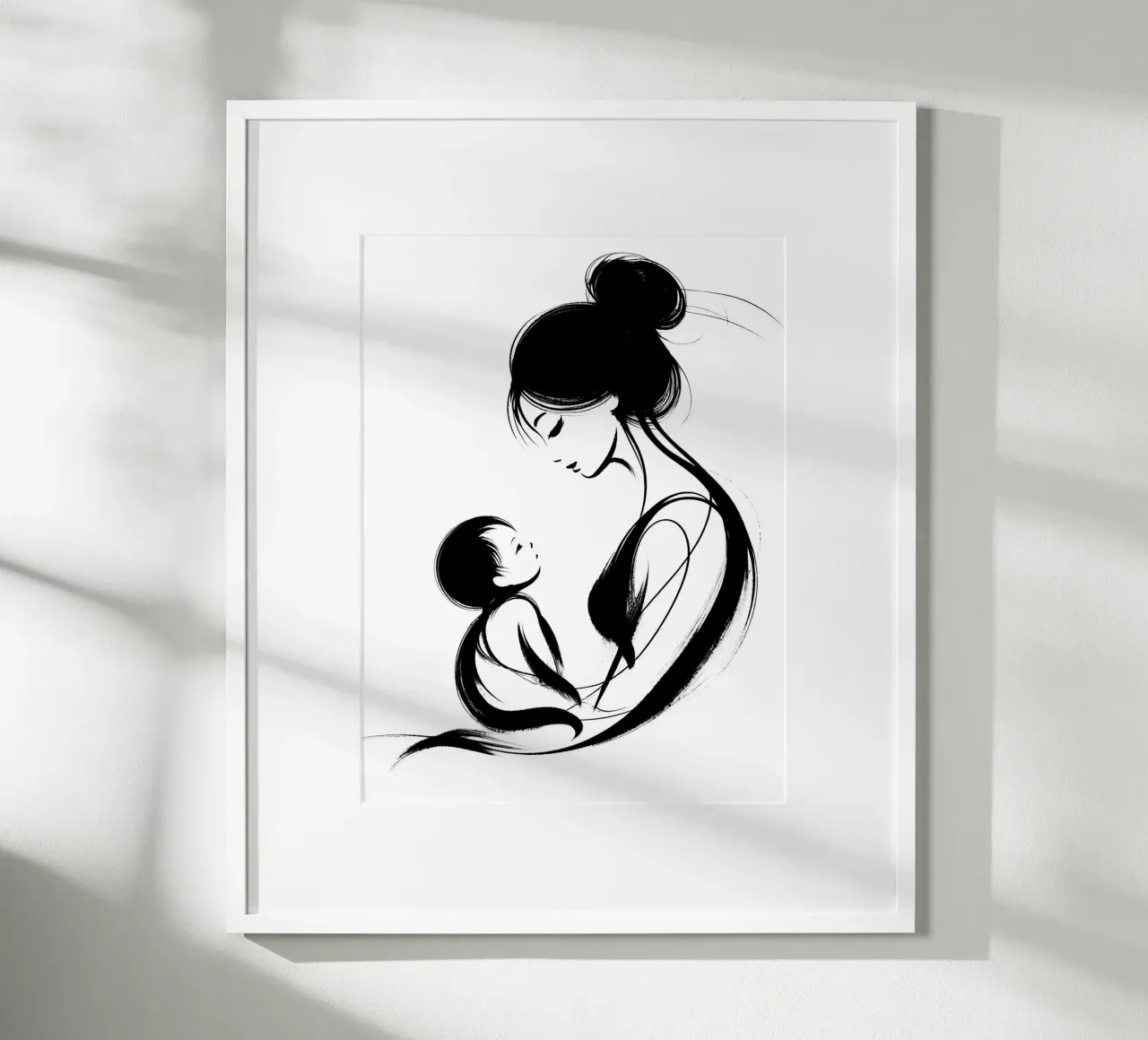 Mother and child hahnemühle by Digital Naive