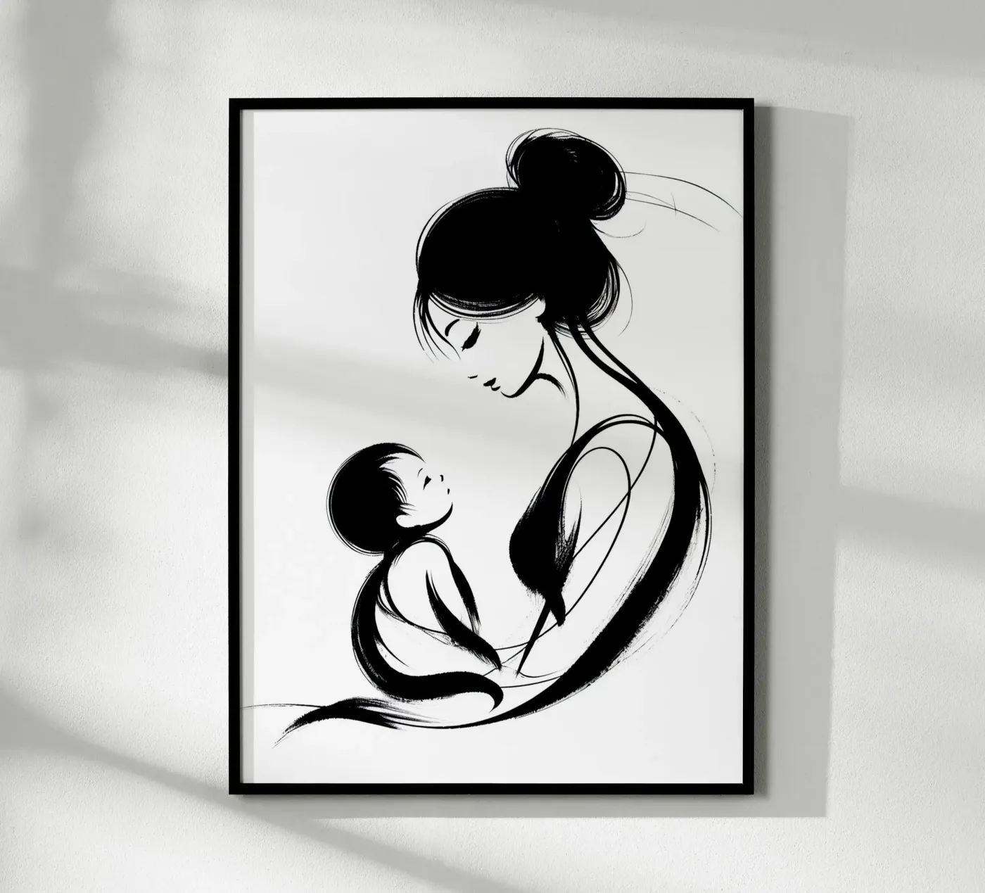 Mother and child poster da Digital Naive