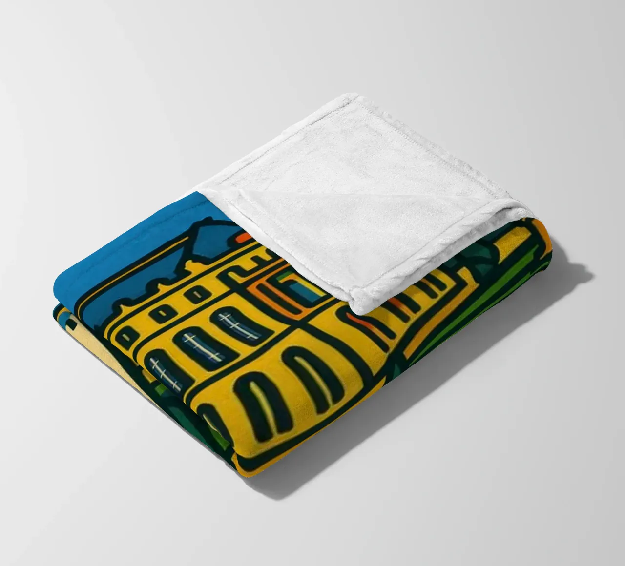 La versione pop di Versailles: una grandezza geometrica coperta in pile da JETLAG | affiches voyage