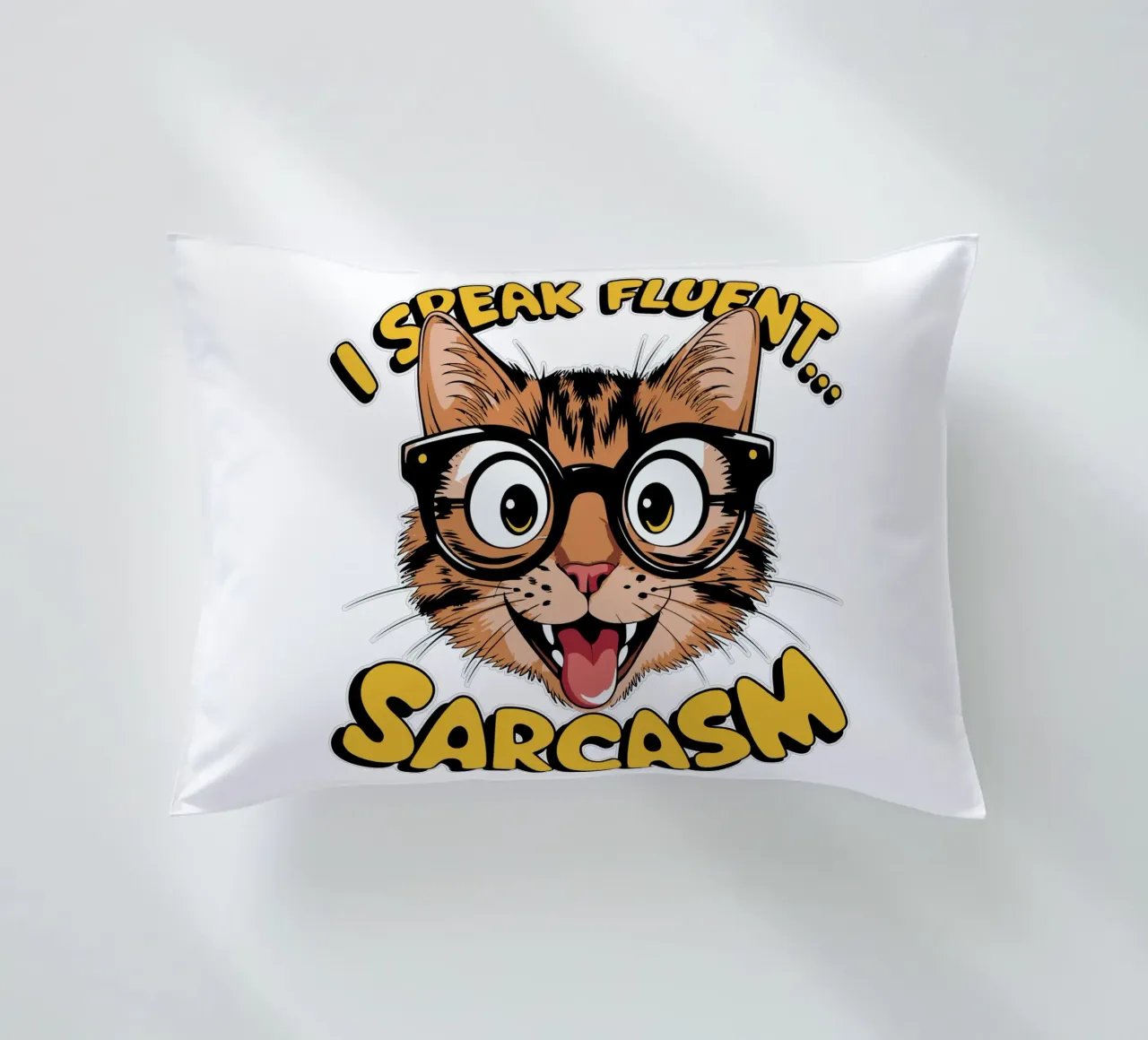 I Speak Fluent... Sarcasm cuscino da edsonramosart