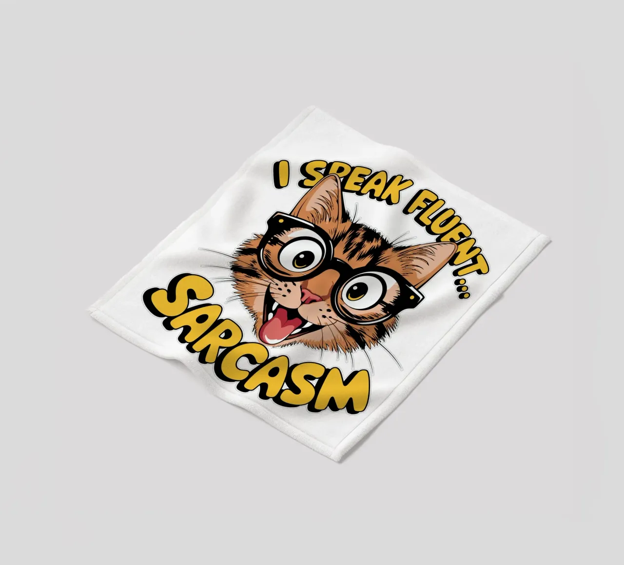 I Speak Fluent... Sarcasm coperta in pile da edsonramosart