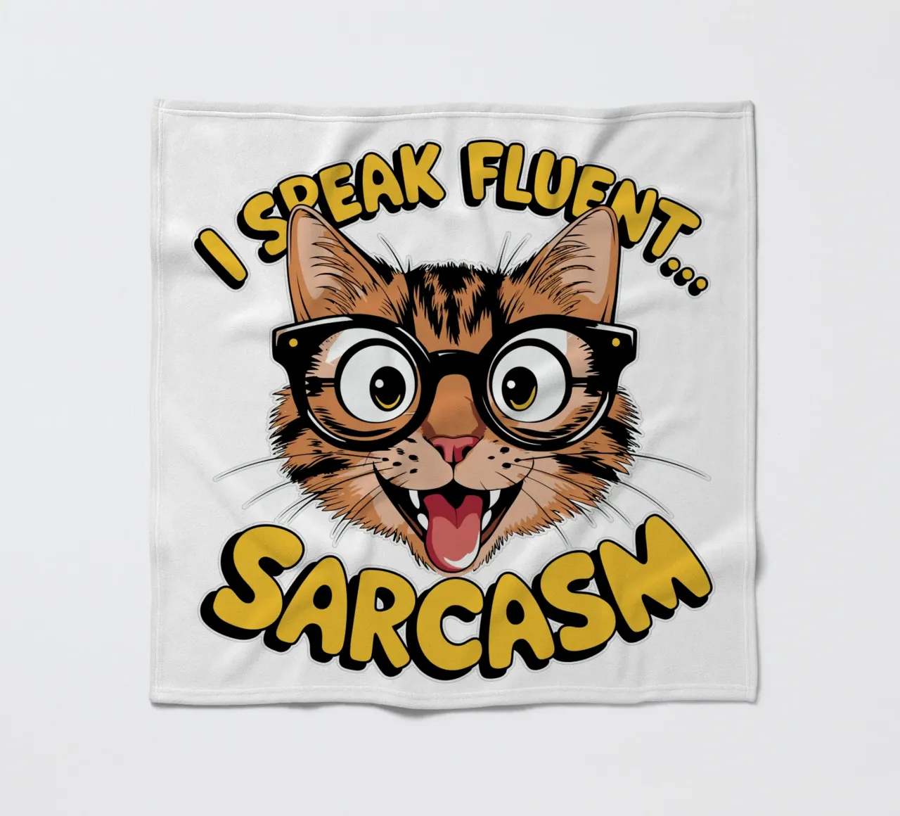 I Speak Fluent... Sarcasm coperta in pile da edsonramosart