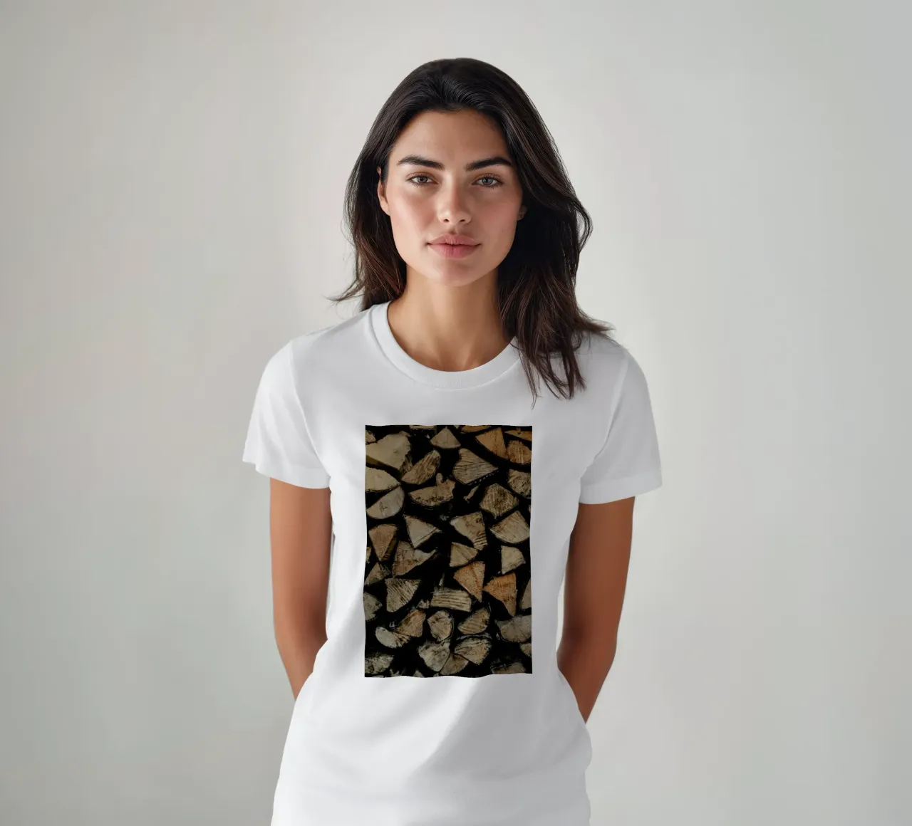 Woody Textures t-shirt da Sebastian Hilgetag