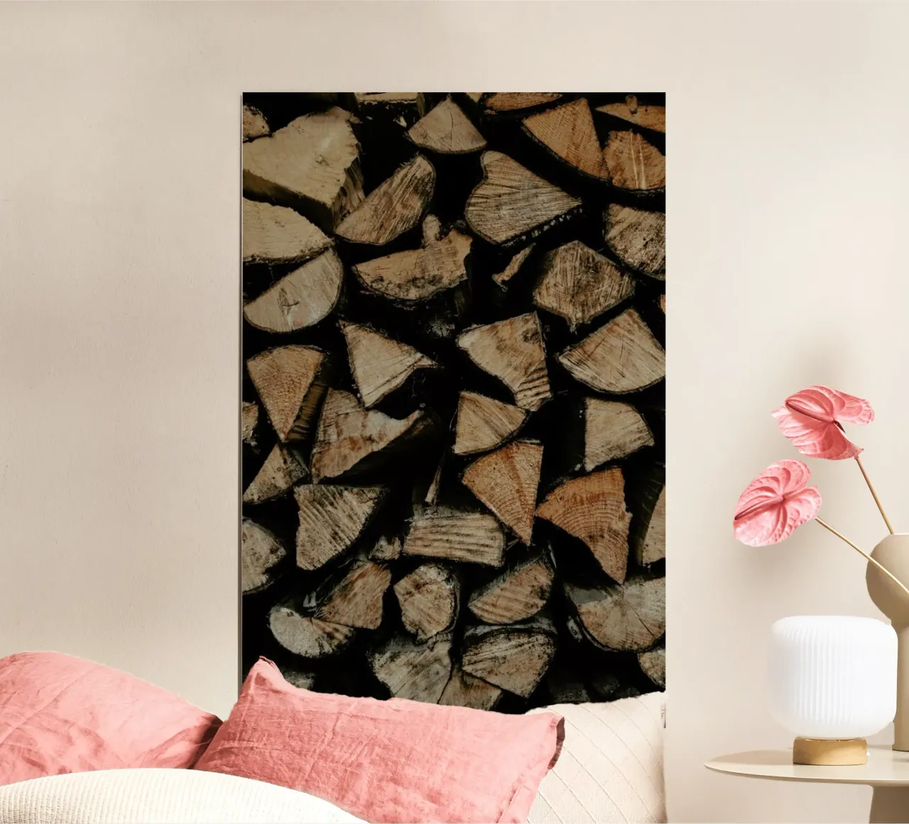 Woody Textures poster con telaio in plastica da Sebastian Hilgetag