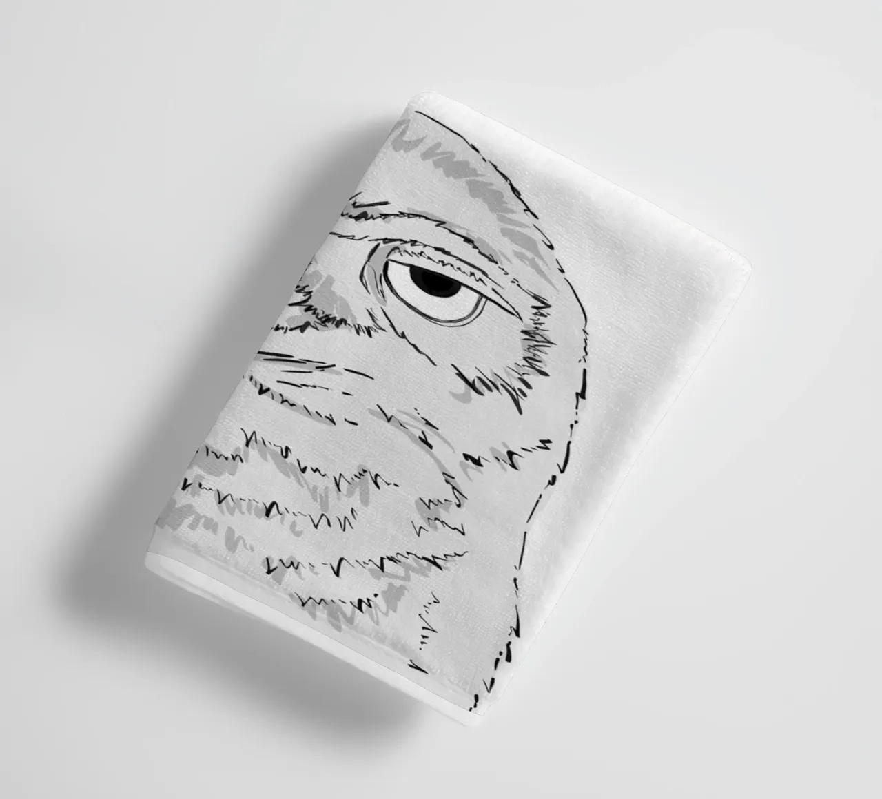 Tschüss - Grumpy owl asciugamano da bagno da BAINAI