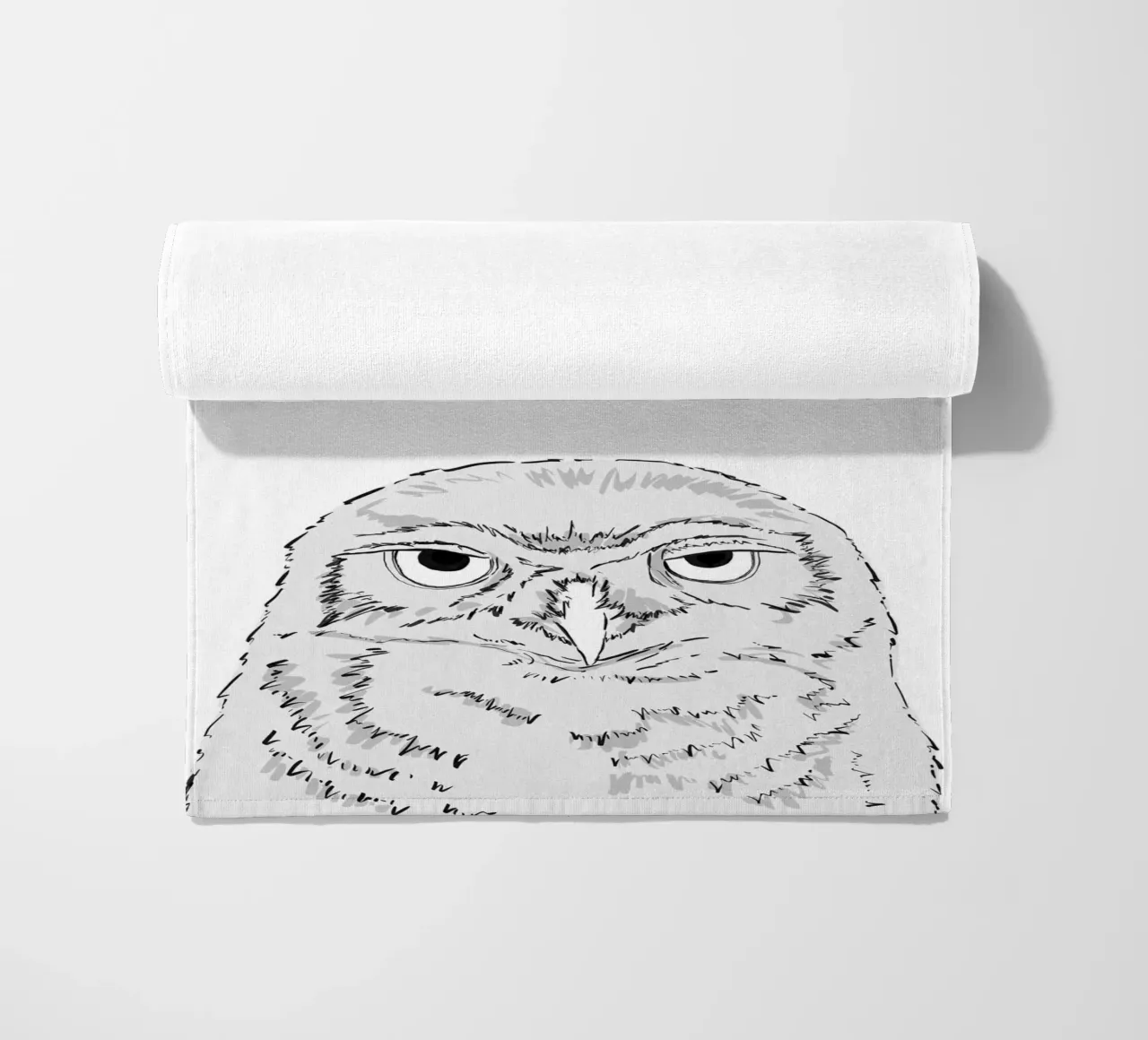 Tschüss - Grumpy owl telo mare da BAINAI