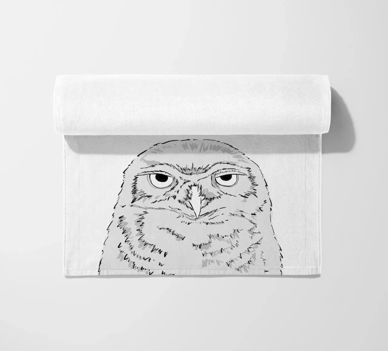 Tschüss - Grumpy owl telo mare da BAINAI