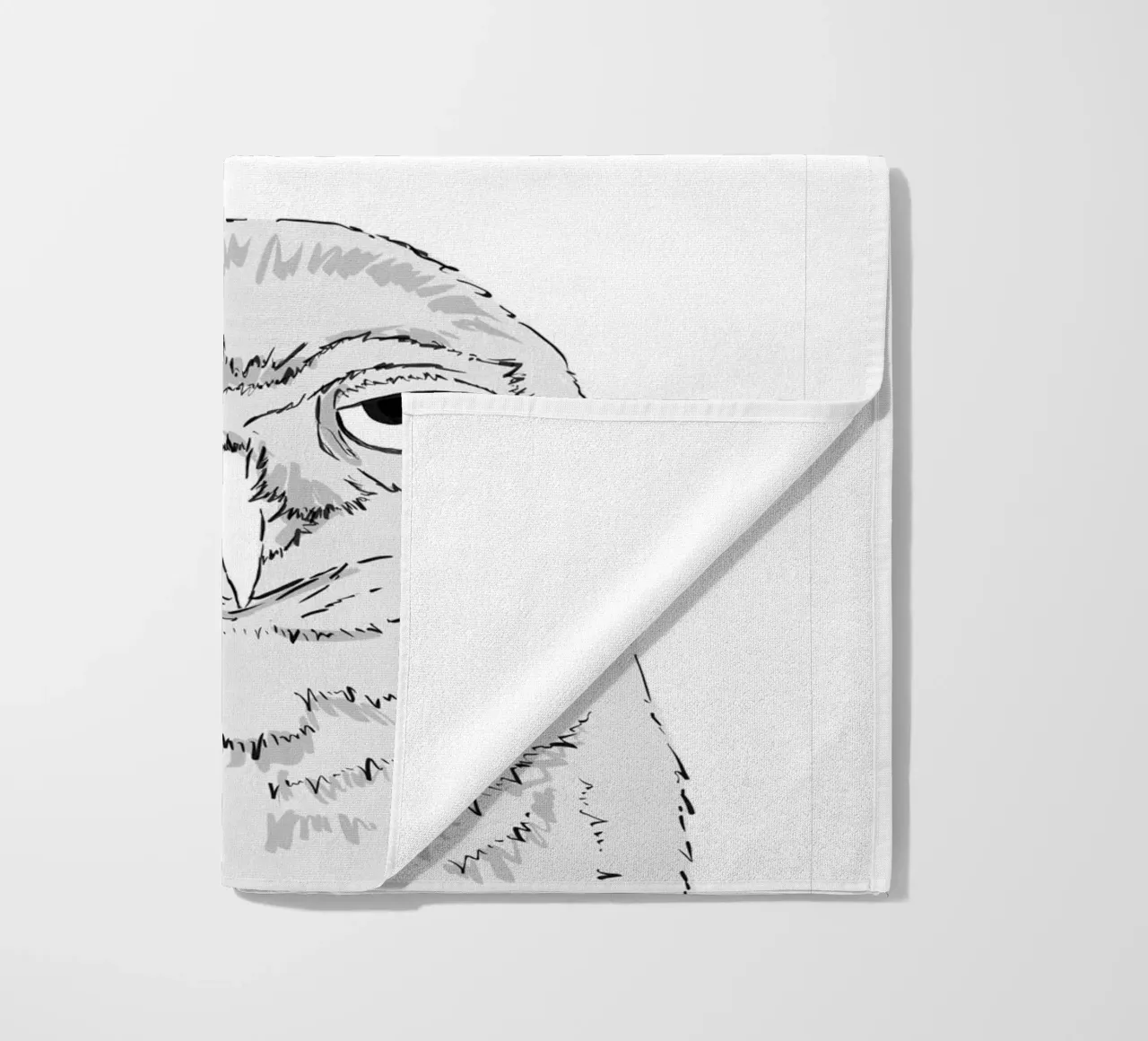 Tschüss - Grumpy owl telo mare da BAINAI