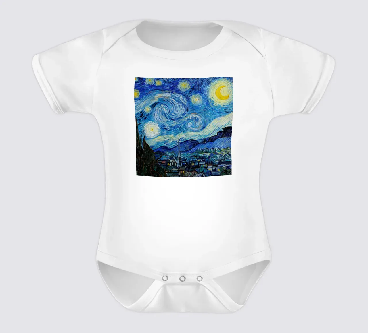 Starry Night body neonato maniche corte da Vivi Nicolin