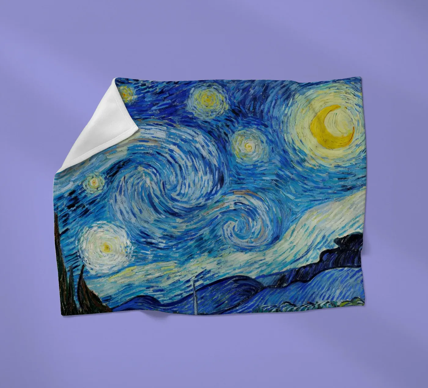 Starry Night Fleecedecke von Vivi Nicolin