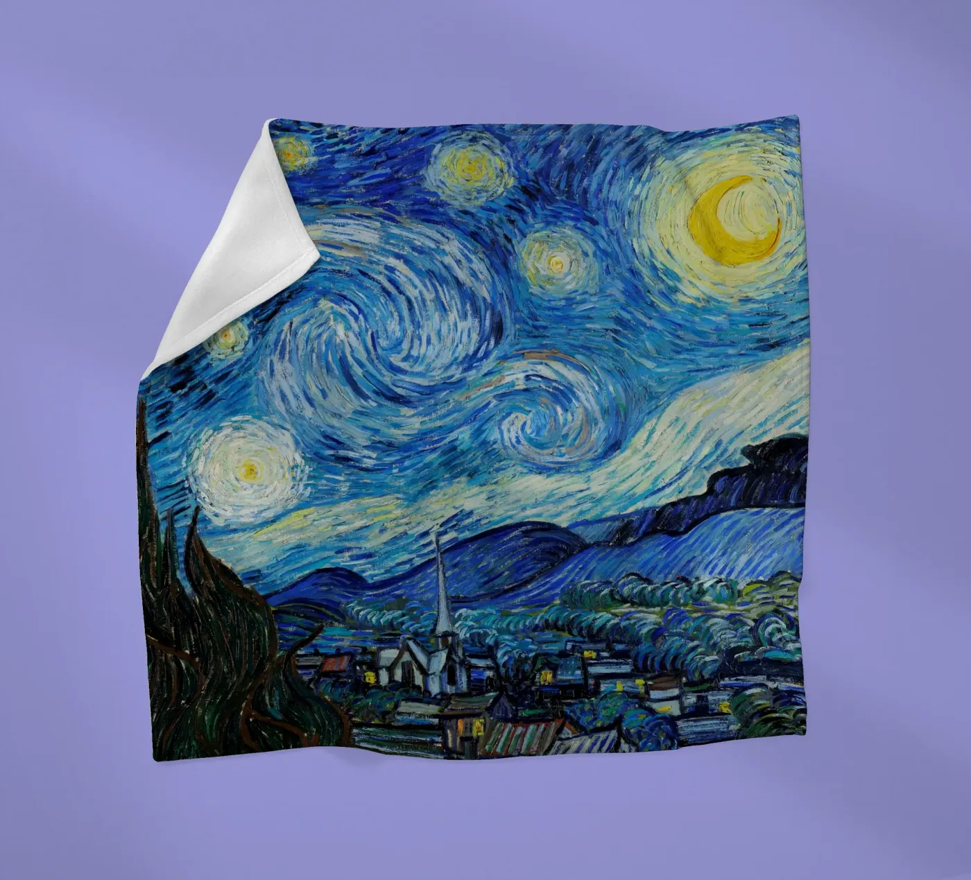 Starry Night Fleecedecke von Vivi Nicolin