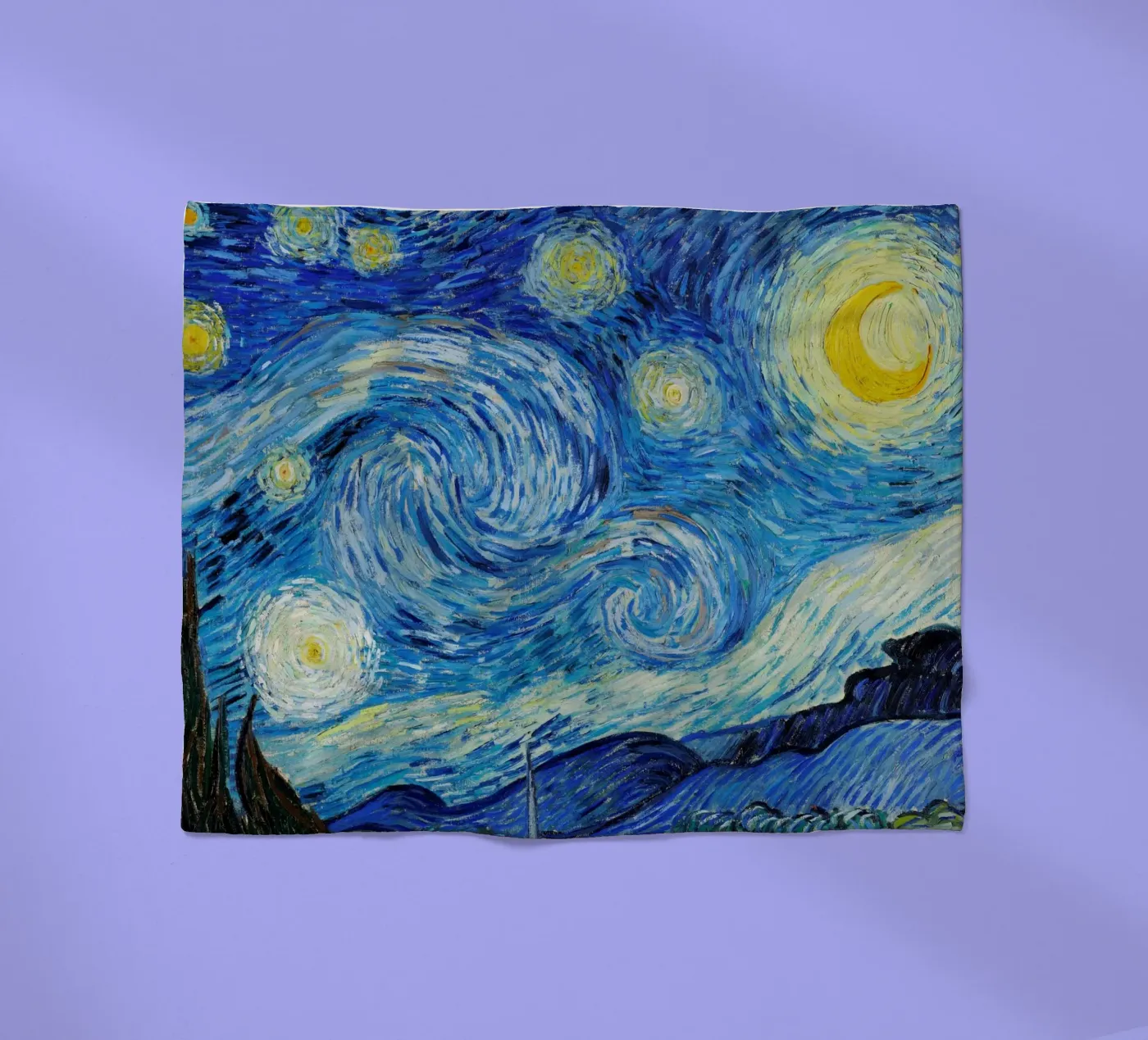 Starry Night Fleecedecke von Vivi Nicolin