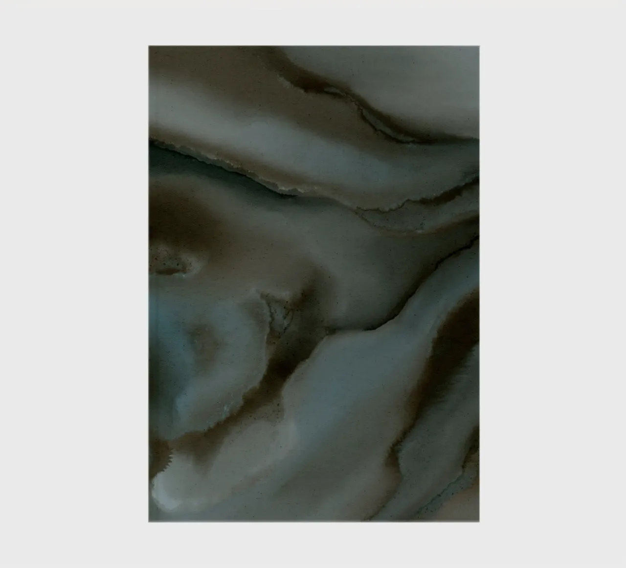 Wet Canvas 13 notebook by Shatha Al Dafai