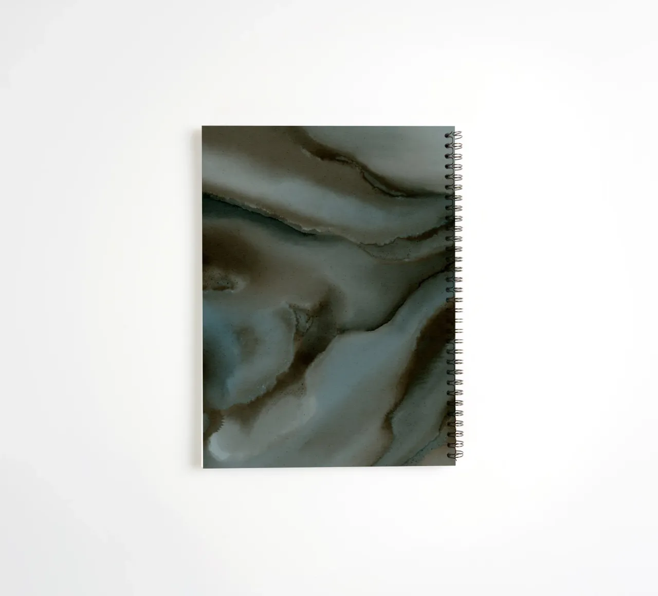 Wet Canvas 13 spiral notebook by Shatha Al Dafai