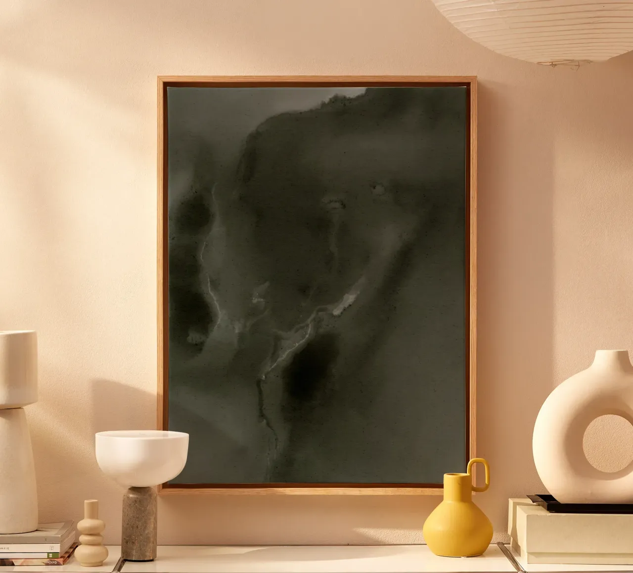 Wet Canvas 16 tela da Shatha Al Dafai