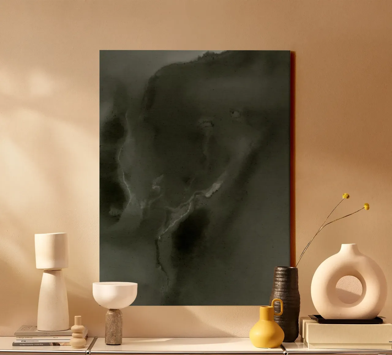 Wet Canvas 16 tela da Shatha Al Dafai