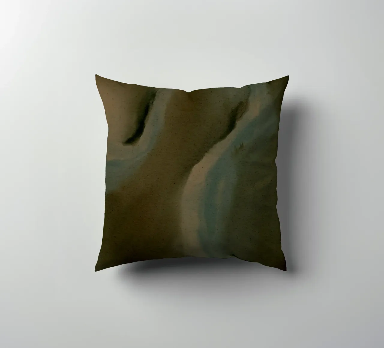 Wet Canvas 17 cuscino da Shatha Al Dafai