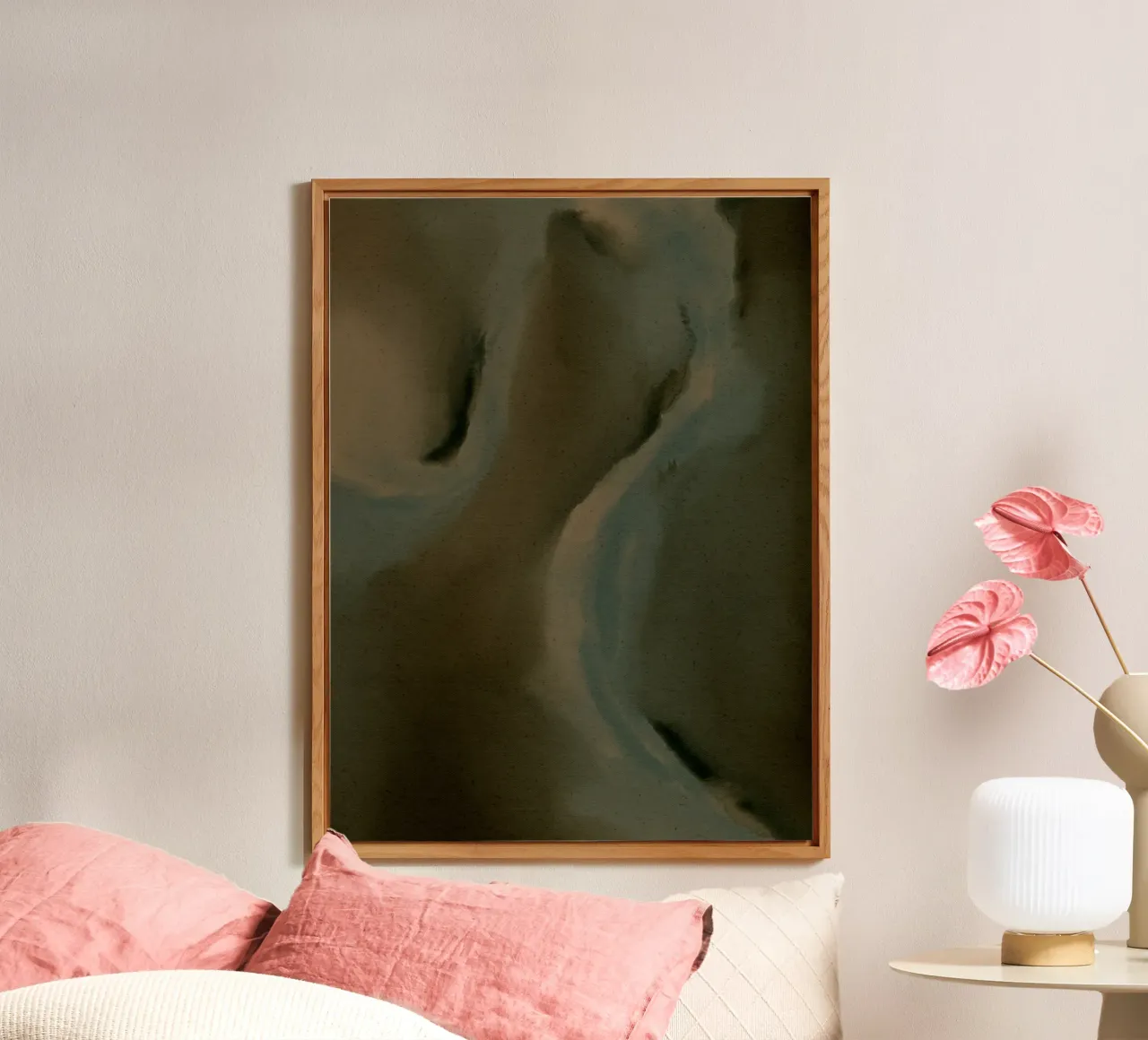 Wet Canvas 17 alluminio dibond da Shatha Al Dafai