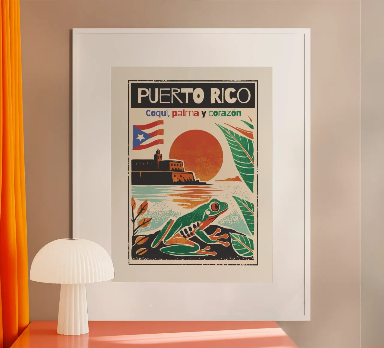 Porto Rico d'epoca poster da 🎁 ARTVI-SHOP