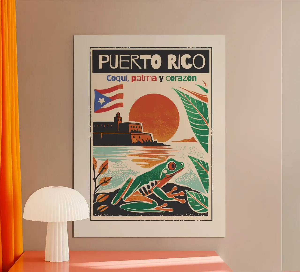 Porto Rico d'epoca poster da 🎁 ARTVI-SHOP