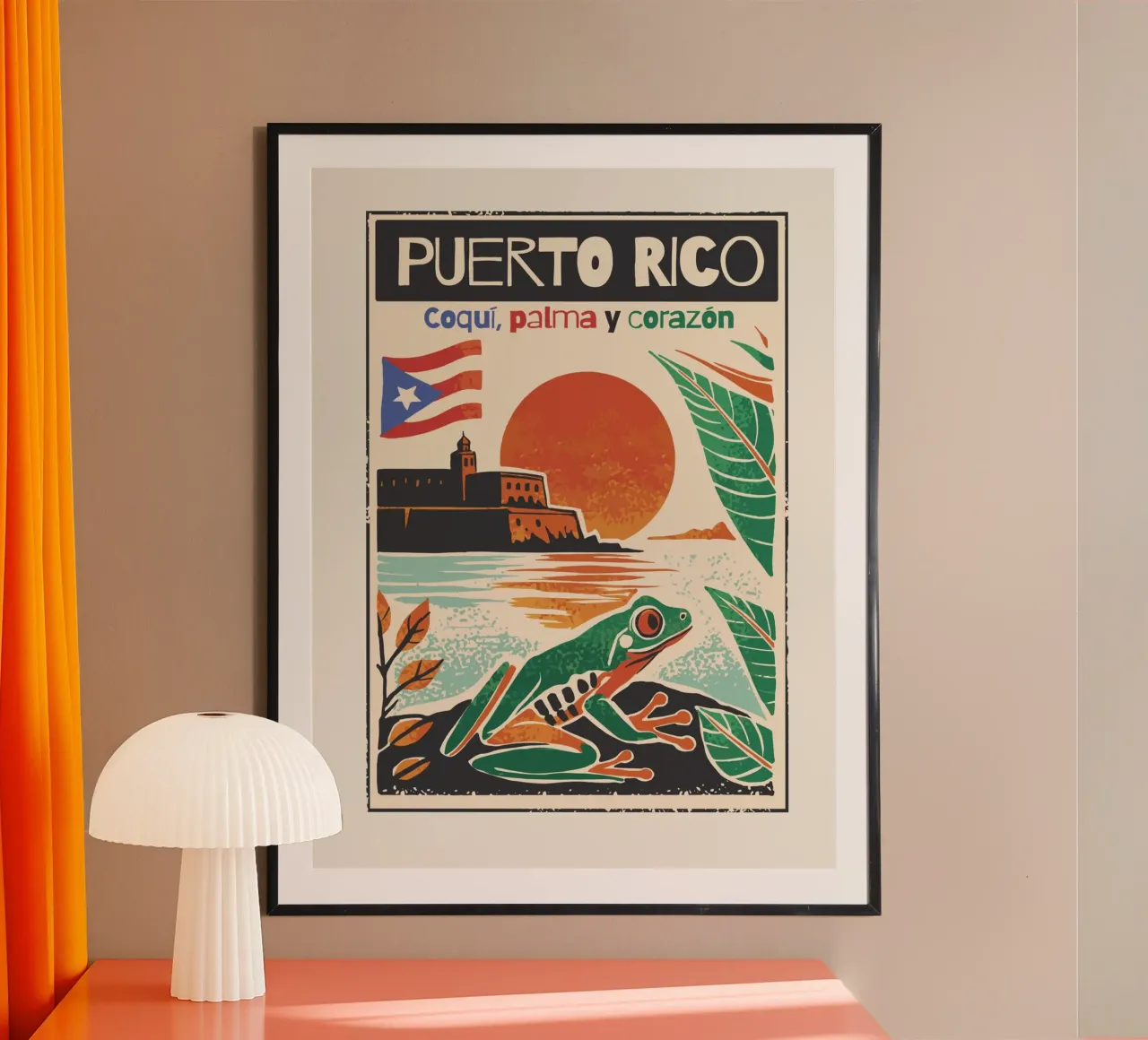 Porto Rico d'epoca poster da 🎁 ARTVI-SHOP