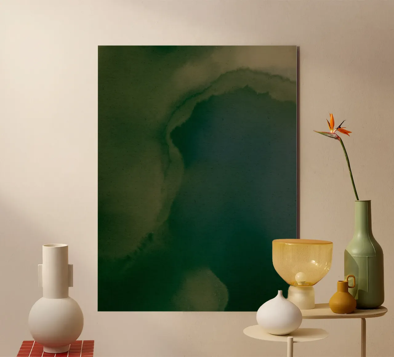 Wet Canvas 18 alluminio dibond da Shatha Al Dafai