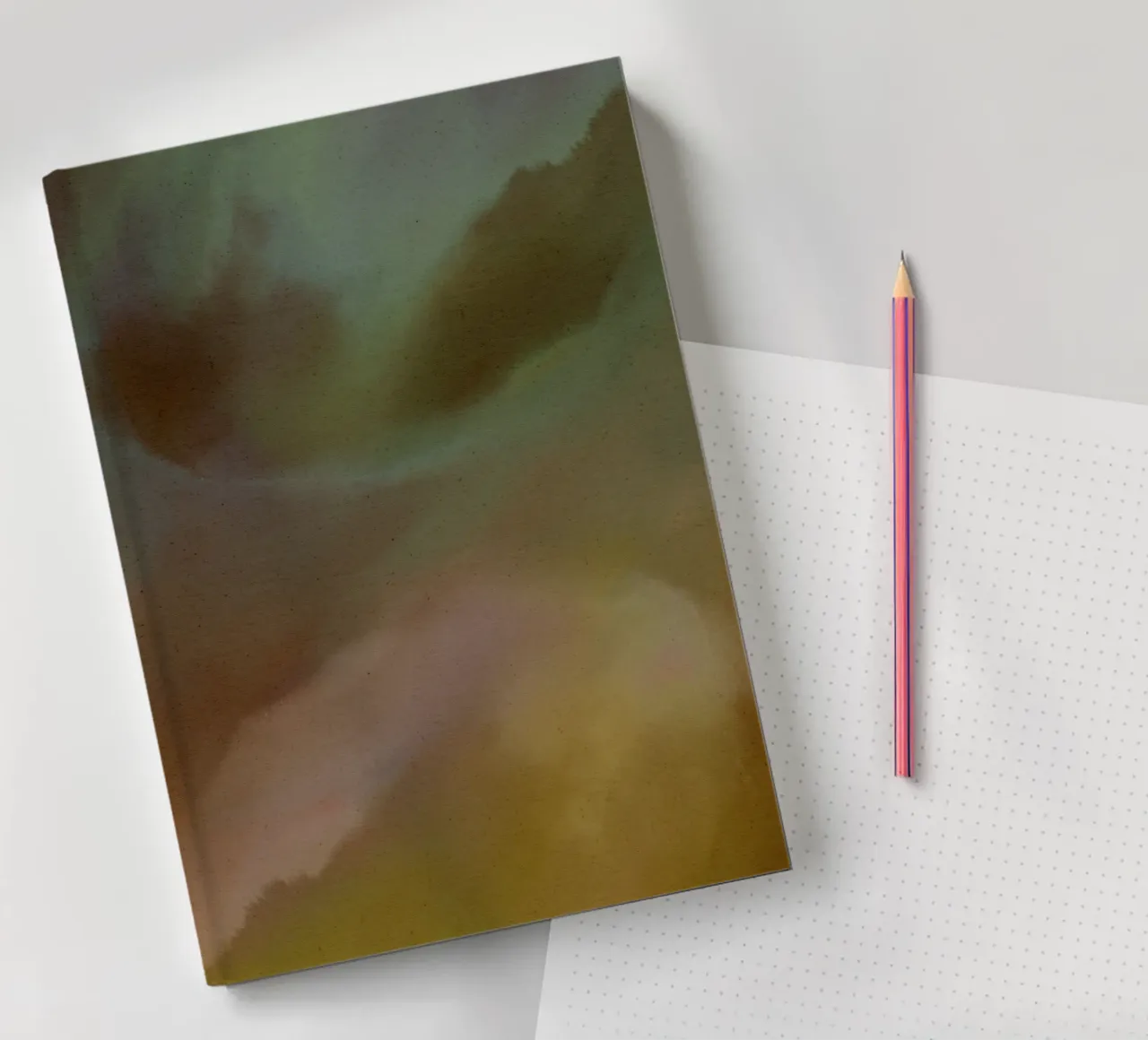 Wet Canvas 20 notebook by Shatha Al Dafai