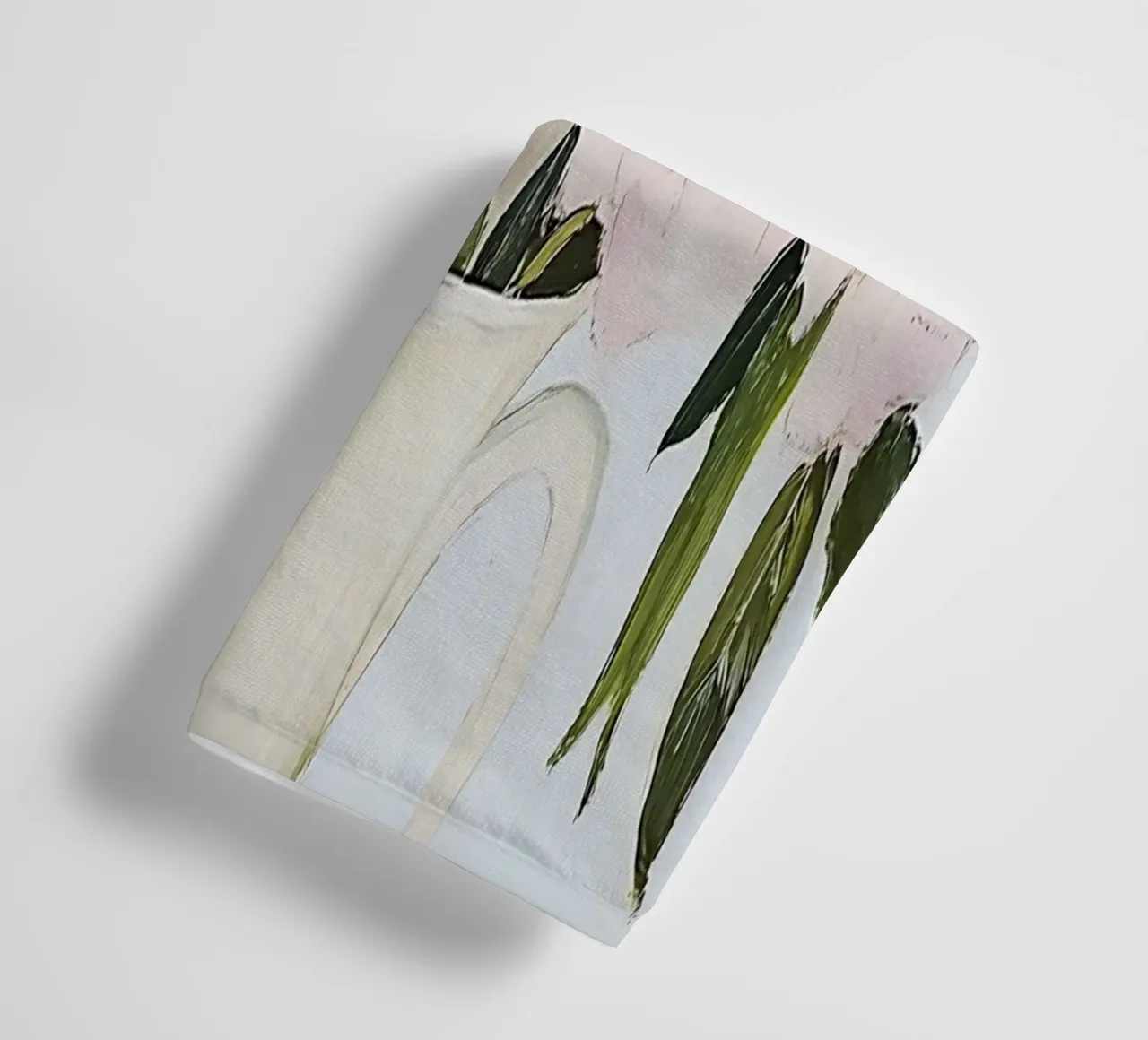 Rosen in einer Vase, abstrakte Blumenmalerei Handtuch von Little Lila