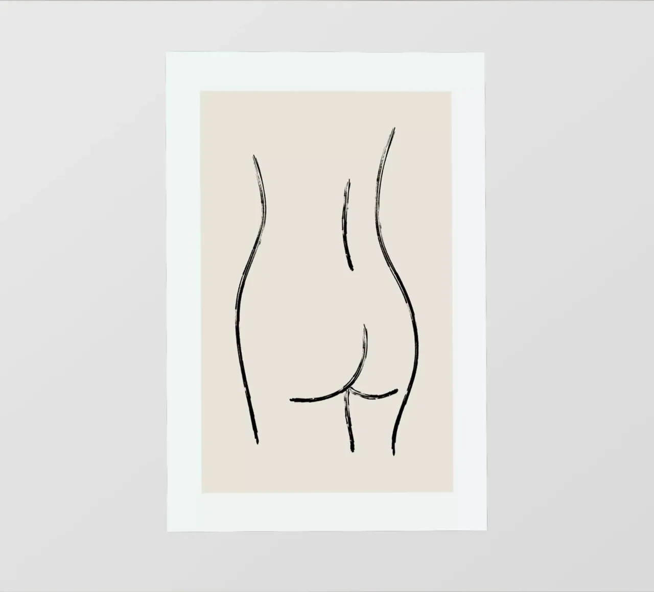 Nude On Stone Backdrop telo in pvc da Graphite